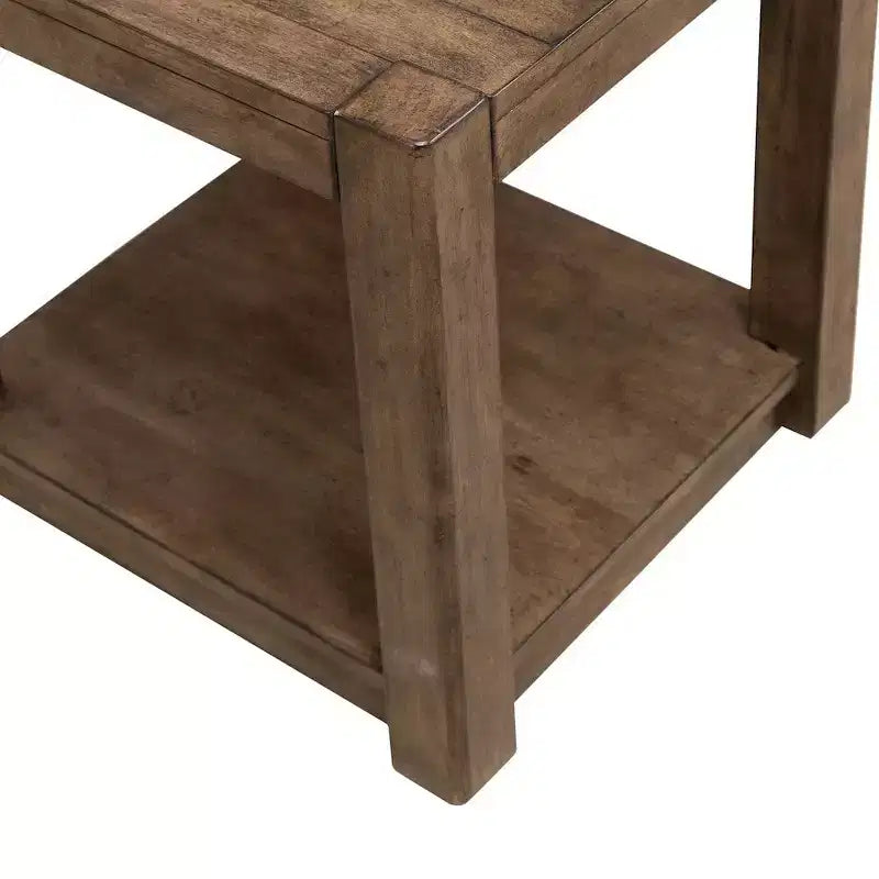 Liberty Furniture, Tavolino quadrato per soggiorno Broadmore - Marrone ciottolo