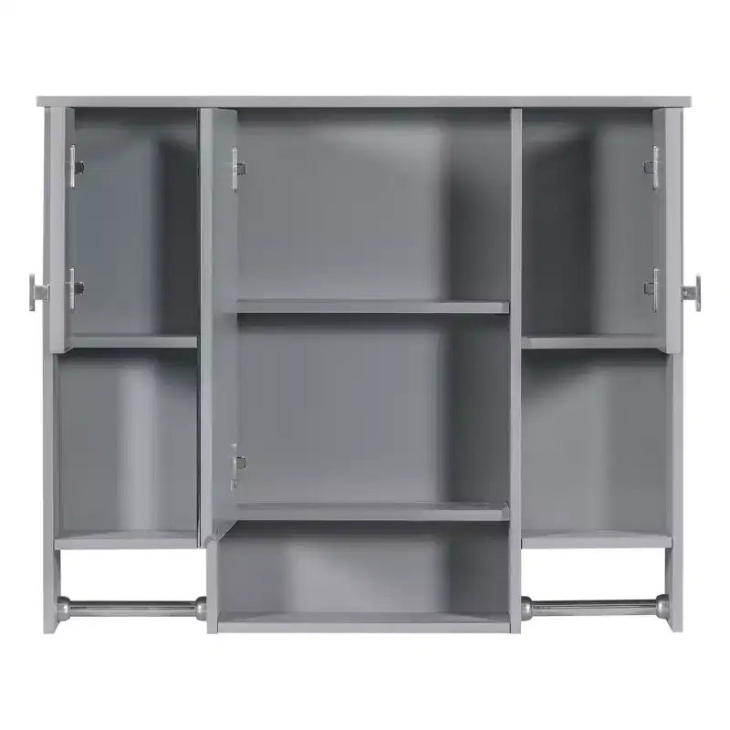 Mobiletto da bagno, armadietto a muro con specchio, portasciugamani, pensile in legno per cucina, soggiorno, lavanderia