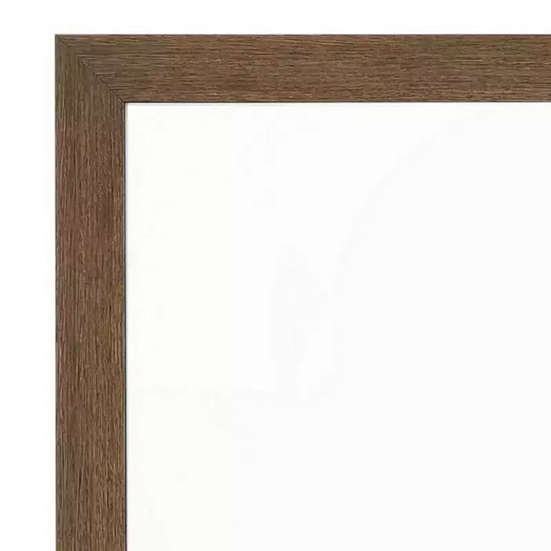 Specchio da parete Royal Hampton con cornice in legno, dettagli venati, marrone