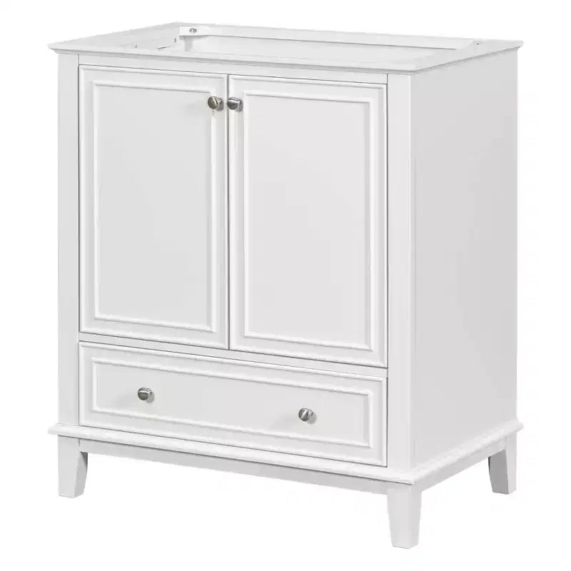 MAYEERTY 30 Mobile Bagno senza Lavello Ante a Cassetti Multifunzione Struttura Solida MDF Verde