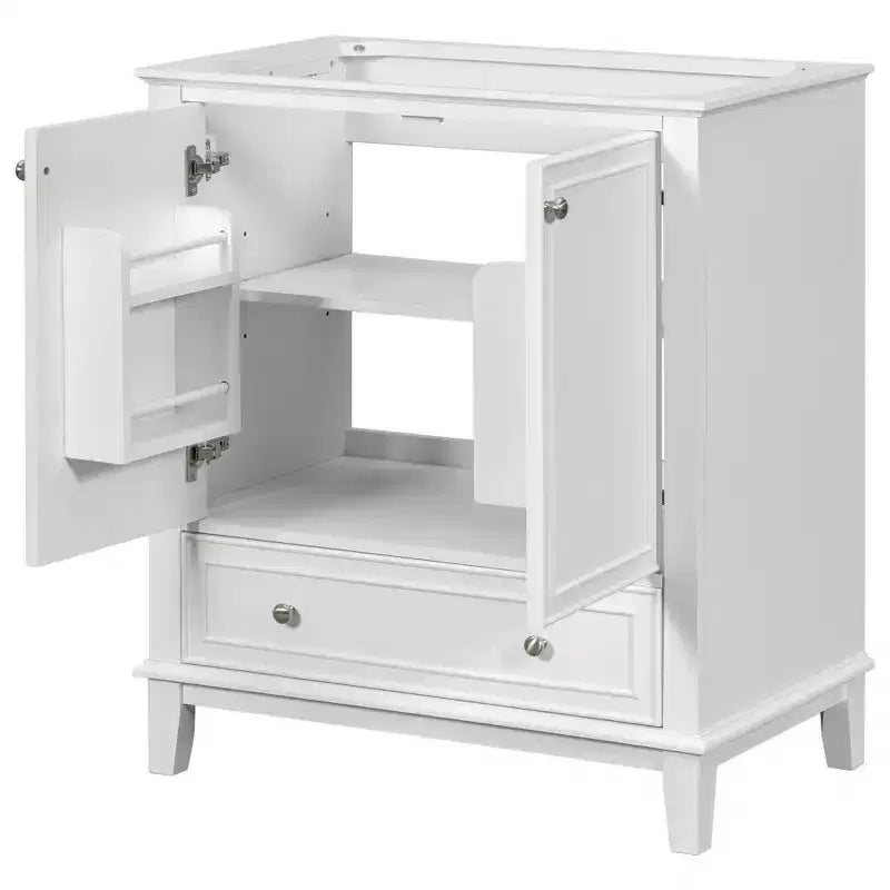 MAYEERTY 30 Mobile Bagno senza Lavello Ante a Cassetti Multifunzione Struttura Solida MDF Verde