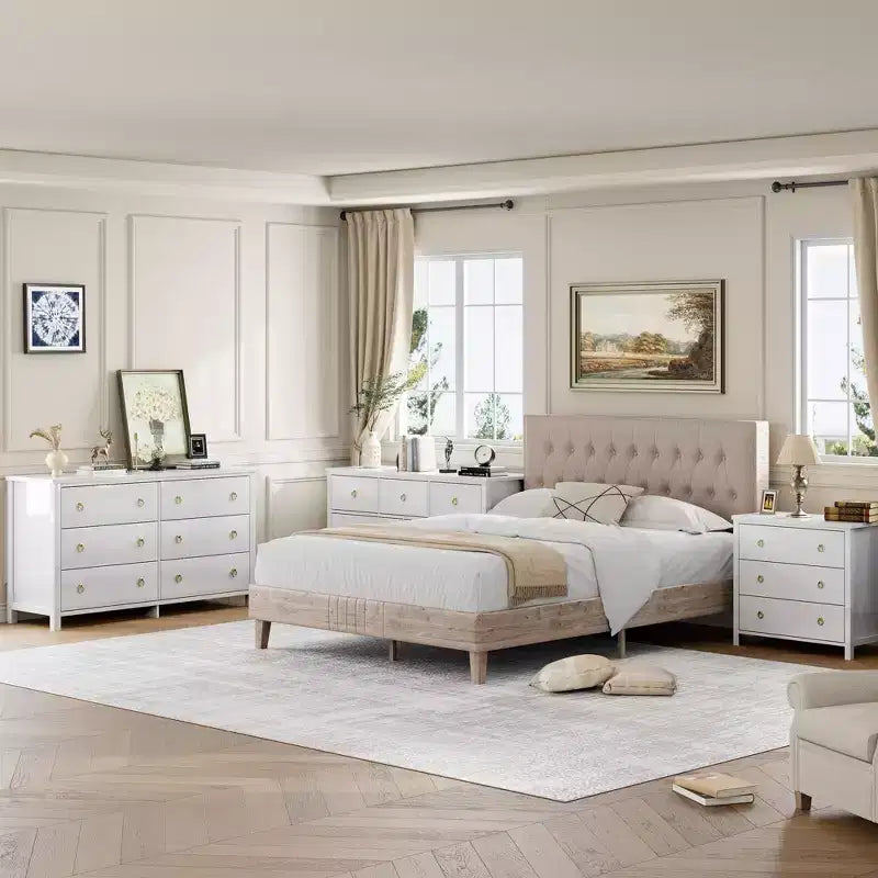 Comò a 3 cassetti largo 80 cm, Armadio contenitore in MDF bianco per camera da letto o corridoio