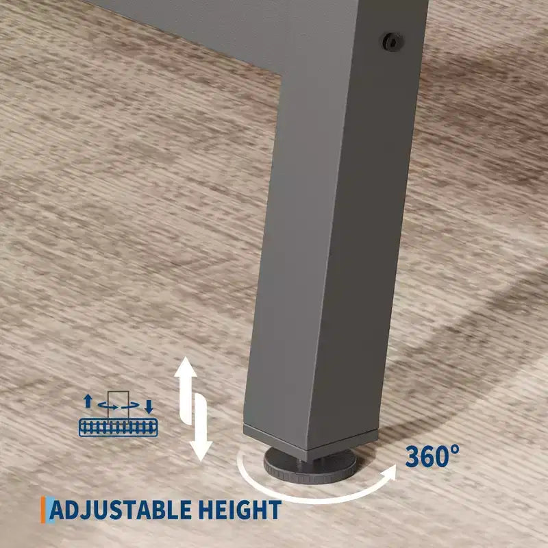 Tavolo da pranzo industriale da 179 cm per 6-8 persone, struttura in metallo, finitura marrone rustico