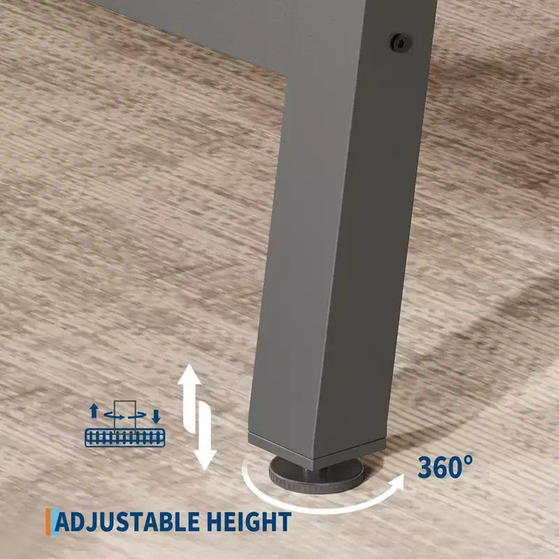 Tavolo da pranzo industriale da 179 cm per 6-8 persone, struttura in metallo, finitura marrone rustico
