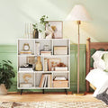 Libreria a 8 cubi, organizer a 3 livelli con 5 gambe in metallo