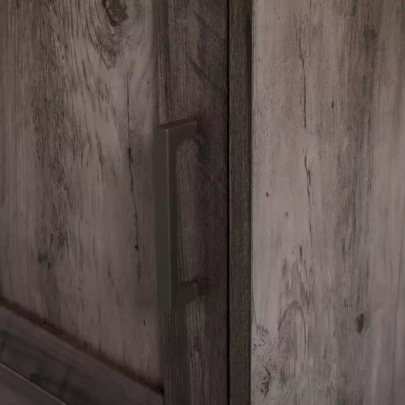 HOMCOM Appendiabiti da Ingresso Stile Rustico con Scarpiera e Panchina, Appendiabiti a Colonna con Ripiani per Corridoio, Ingresso, Sala d'attesa