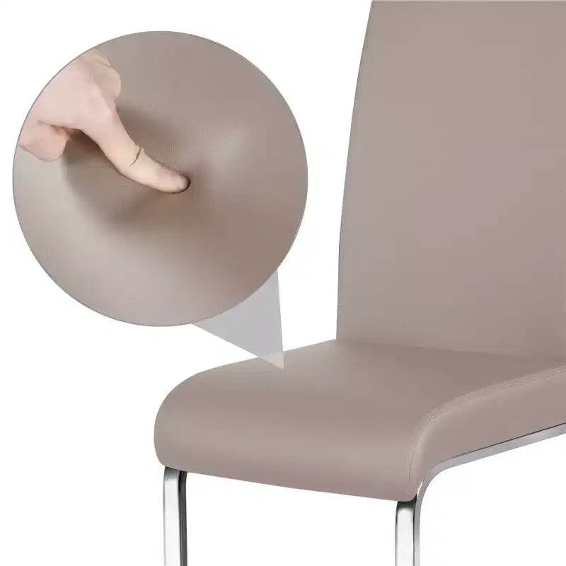 Yaheetech 2 SEDIE DA PRANZO IN PELLE PU Mobili per Cucina, Sala da Pranzo
