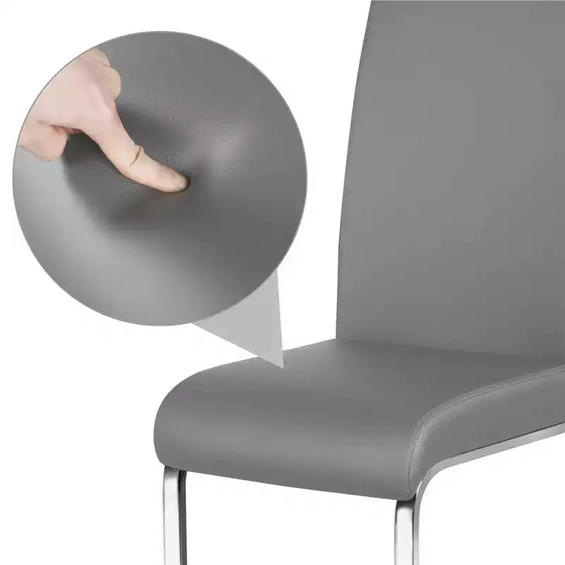 Yaheetech 2 SEDIE DA PRANZO IN PELLE PU Mobili per Cucina, Sala da Pranzo