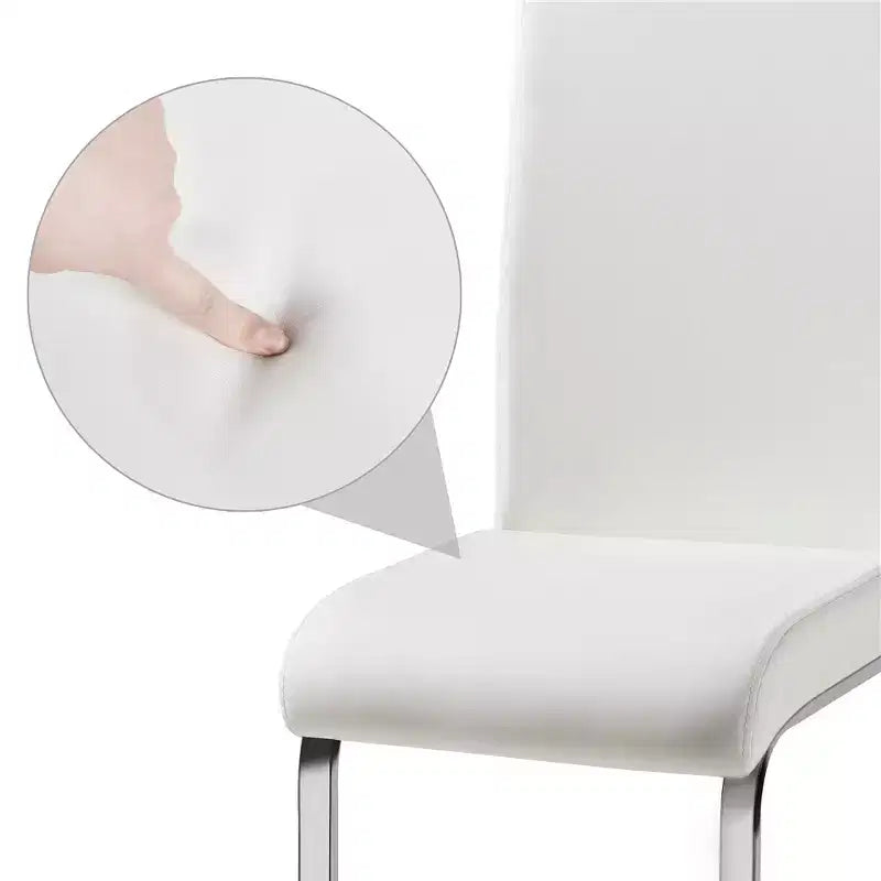 Yaheetech 2 SEDIE DA PRANZO IN PELLE PU Mobili per Cucina, Sala da Pranzo